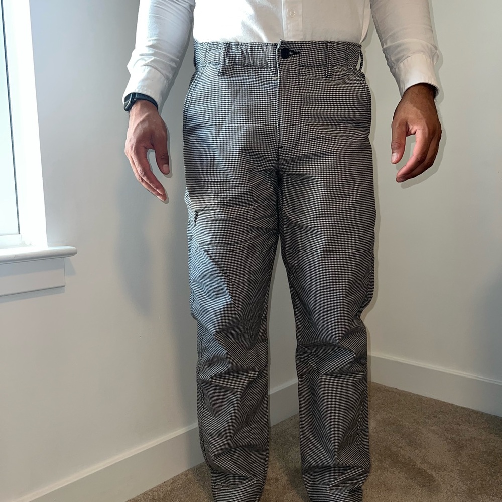 Levi's Houndstooth Dress Pants Classic Straight-Leg